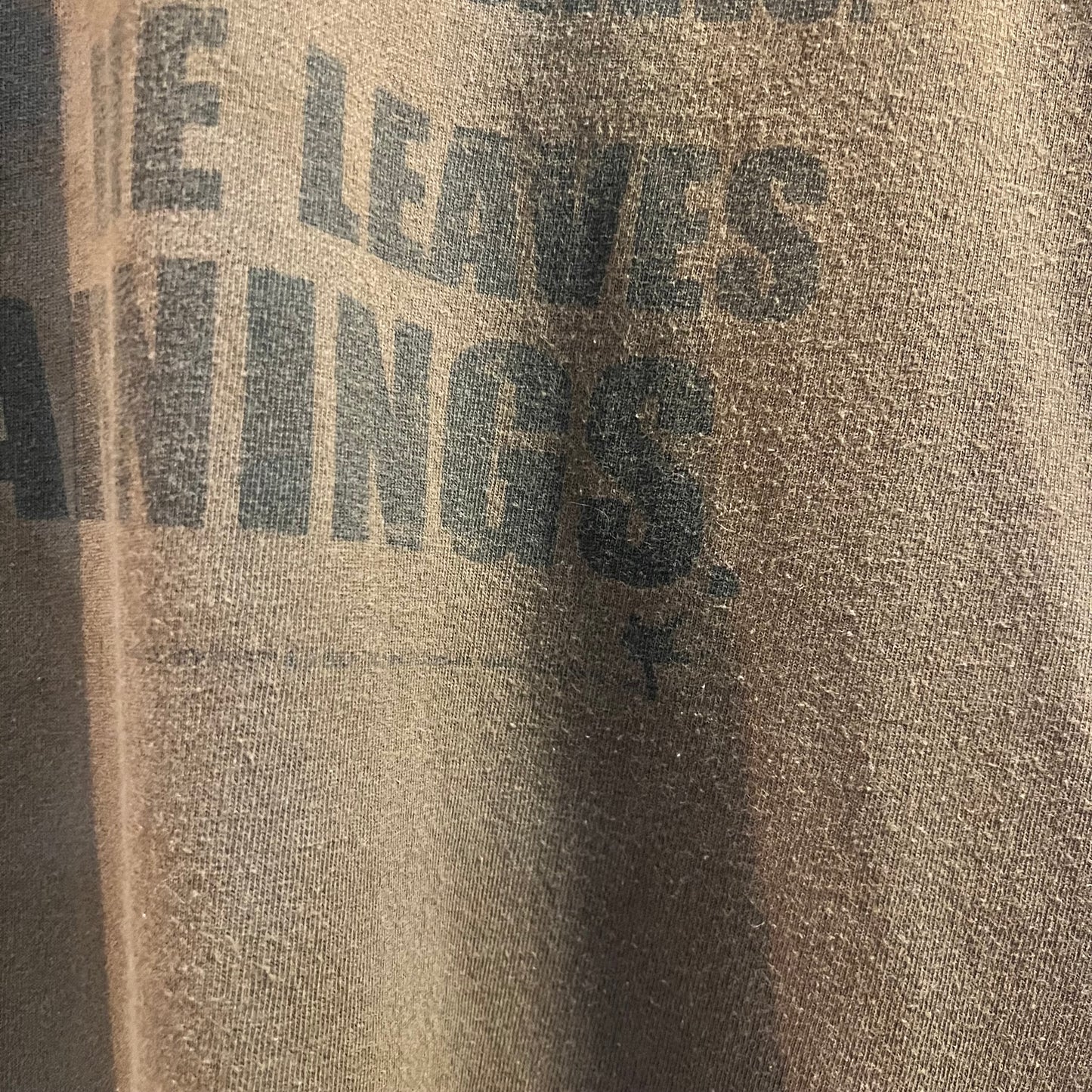 Vintage Funny Chuck Norris T-Shirt - Size Large - Brown/Black