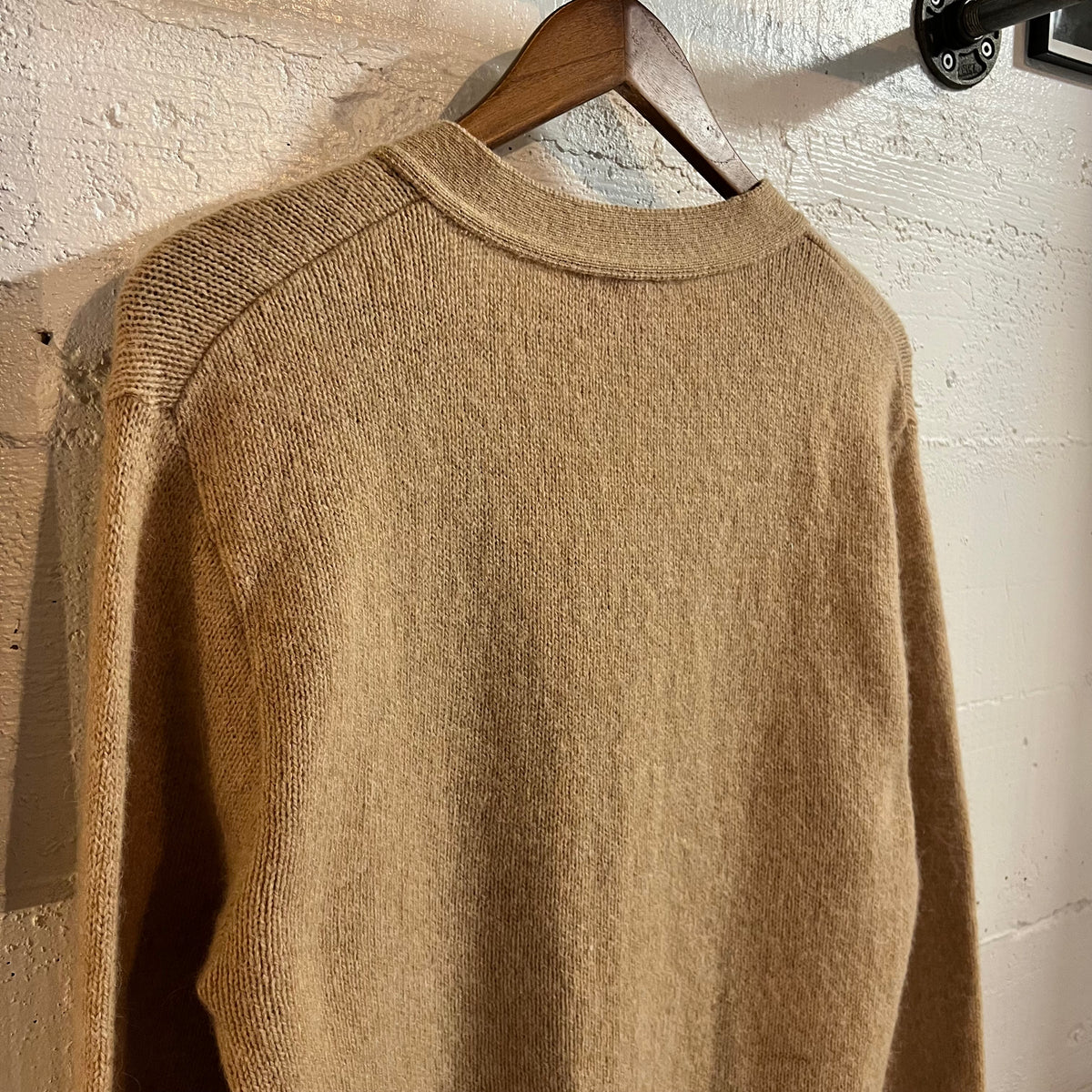 True Vintage 60’s/70’s Jantzen Scotch Tumbler Knitted Cardigan Sweater - Size Medium - Made In USA - Beige
