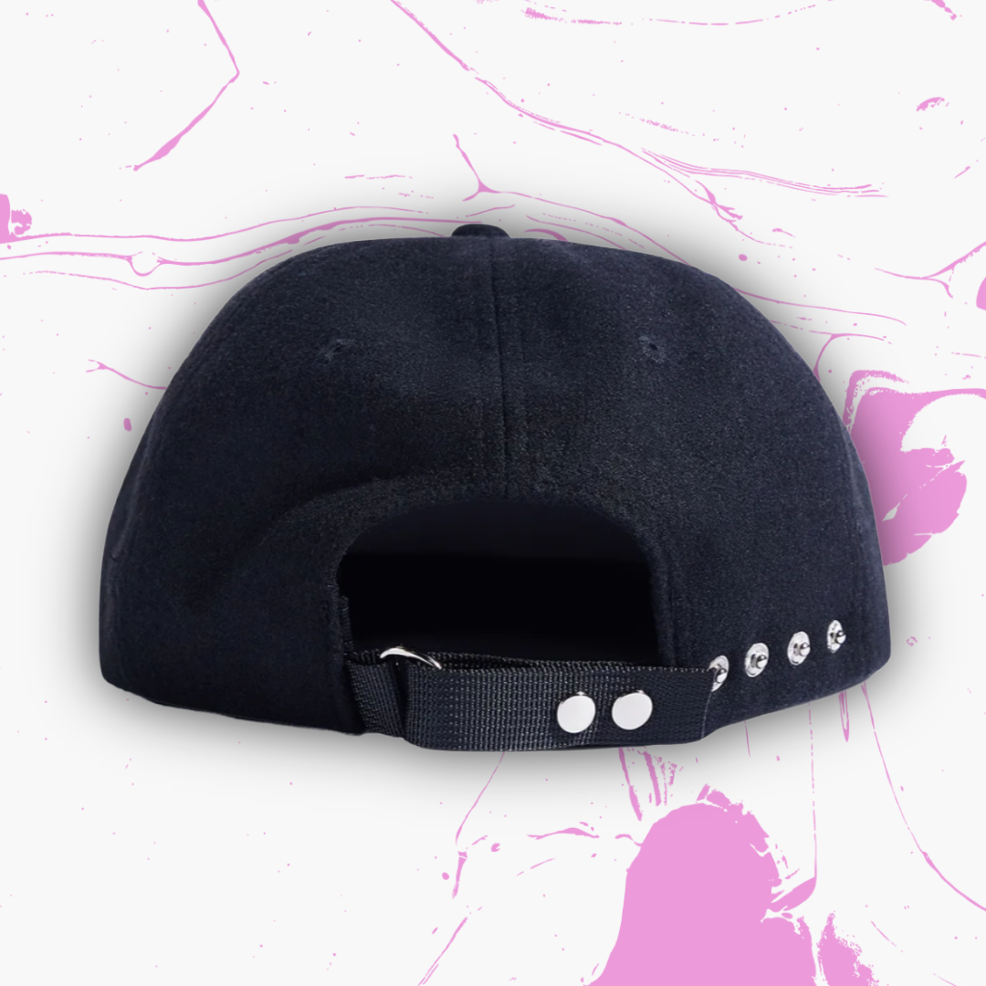 *New* Diet Starts Monday  'Diet is For Lovers' Wool Strap Back Hat - O/S - Black