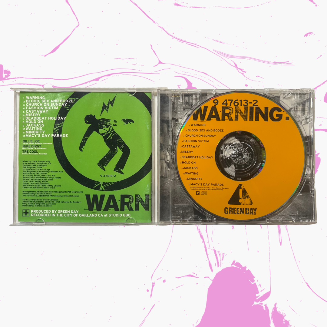 Vintage 2000 Green Day 'Warning:' CD