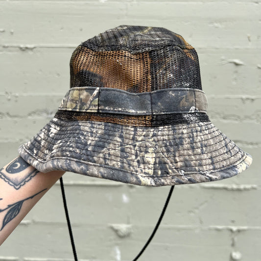 Vintage Cabela's Realtree Camo Mesh Boonie Hat - One Size Fits All