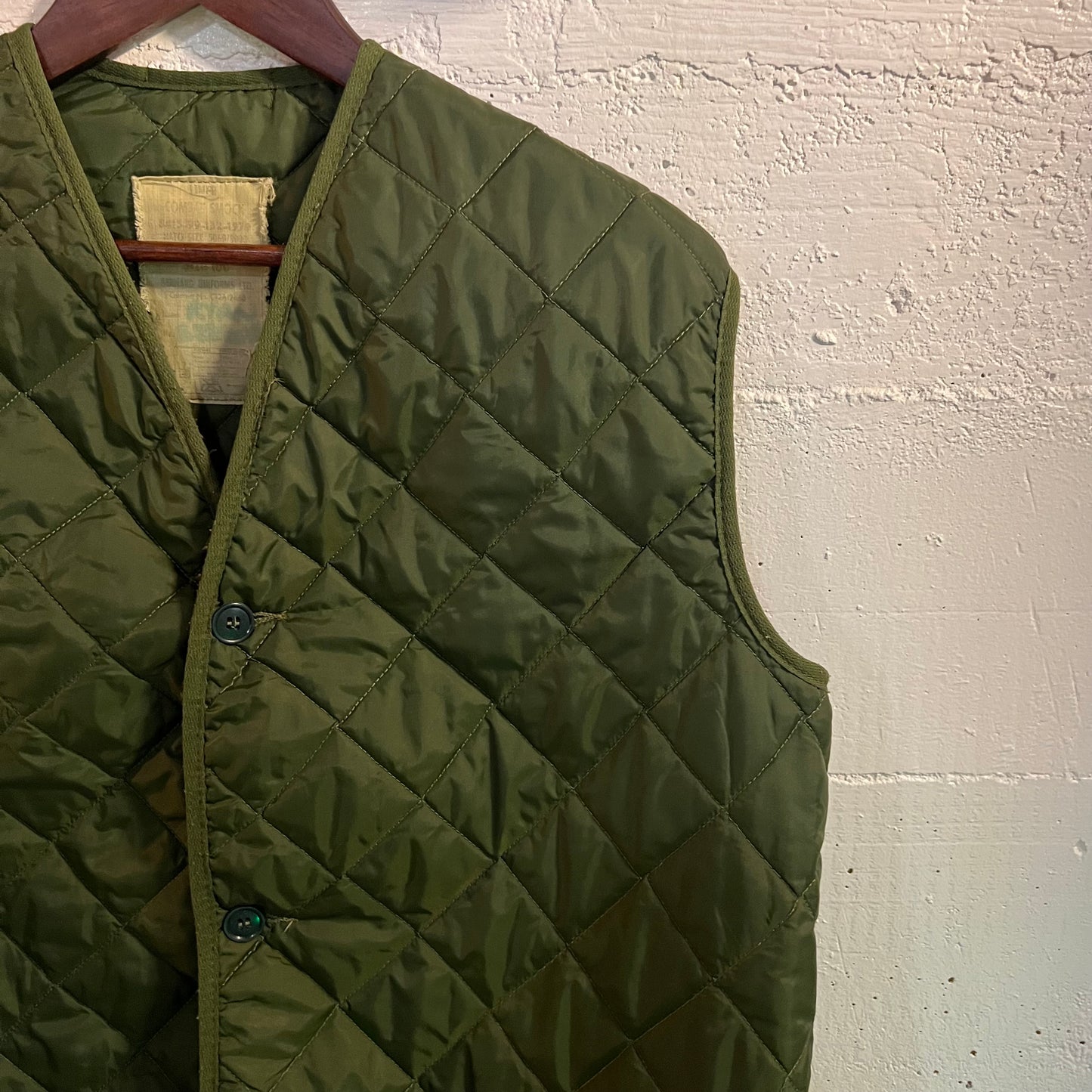 True Vintage 1970's British Army 1968 Pattern Combat Smock Liner - Size 160 (S/M) - Made In UK