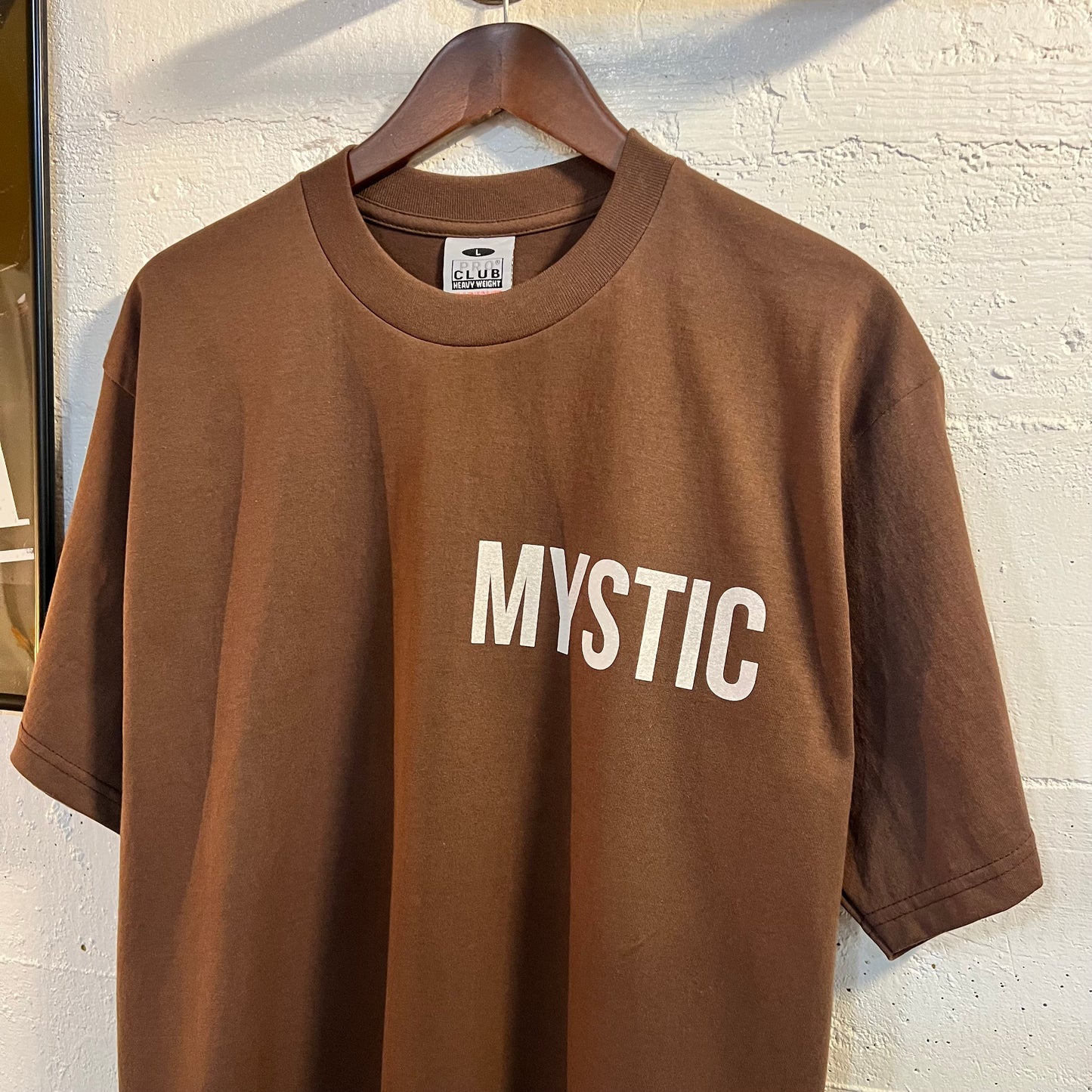 MYSTICSTUDIOS PAST/PRESENT/FUTURE T-SHIRT - SS25 - Cacao Brown/Mystic-White