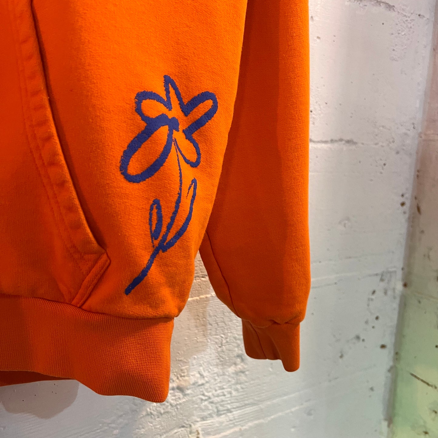 Adidas Sean Wotherspoon Adventure Superturf Hooded Sweatshirt - Size Small - Orange/Multicolor