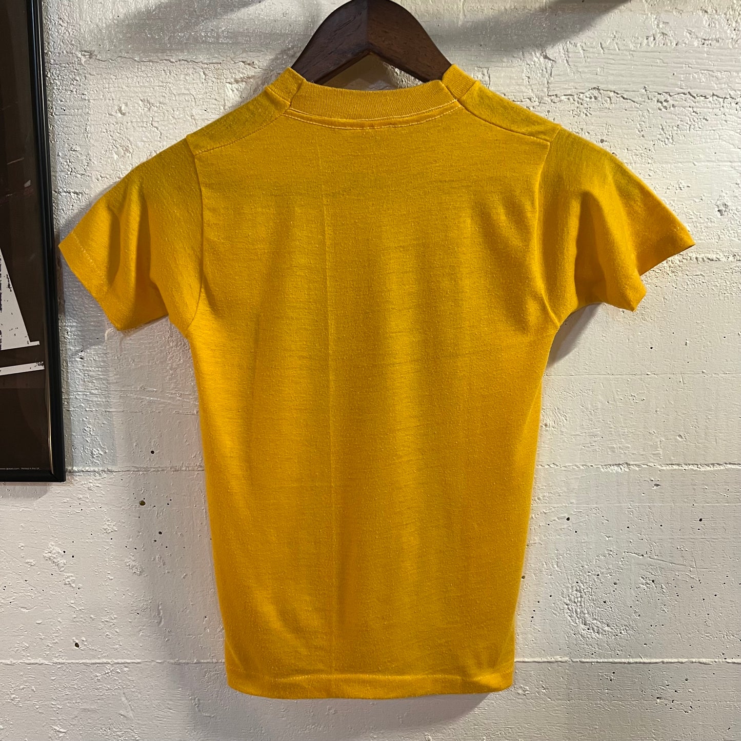 Vintage 80’s Screen Stars Virginia Beach Single Stitch Baby T-Shirt - Size Youth M/L - Made In USA - Yellow