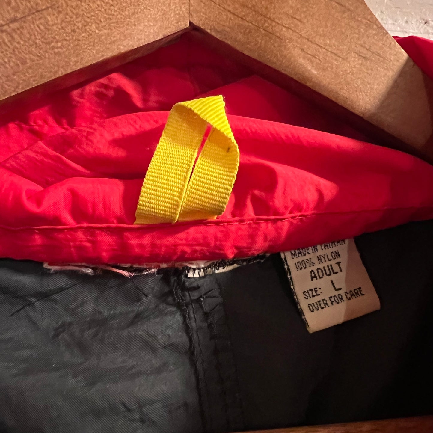 Vintage 90's Marlboro Adventure Team Windbreaker - Size Large - Red/Black/Yellow