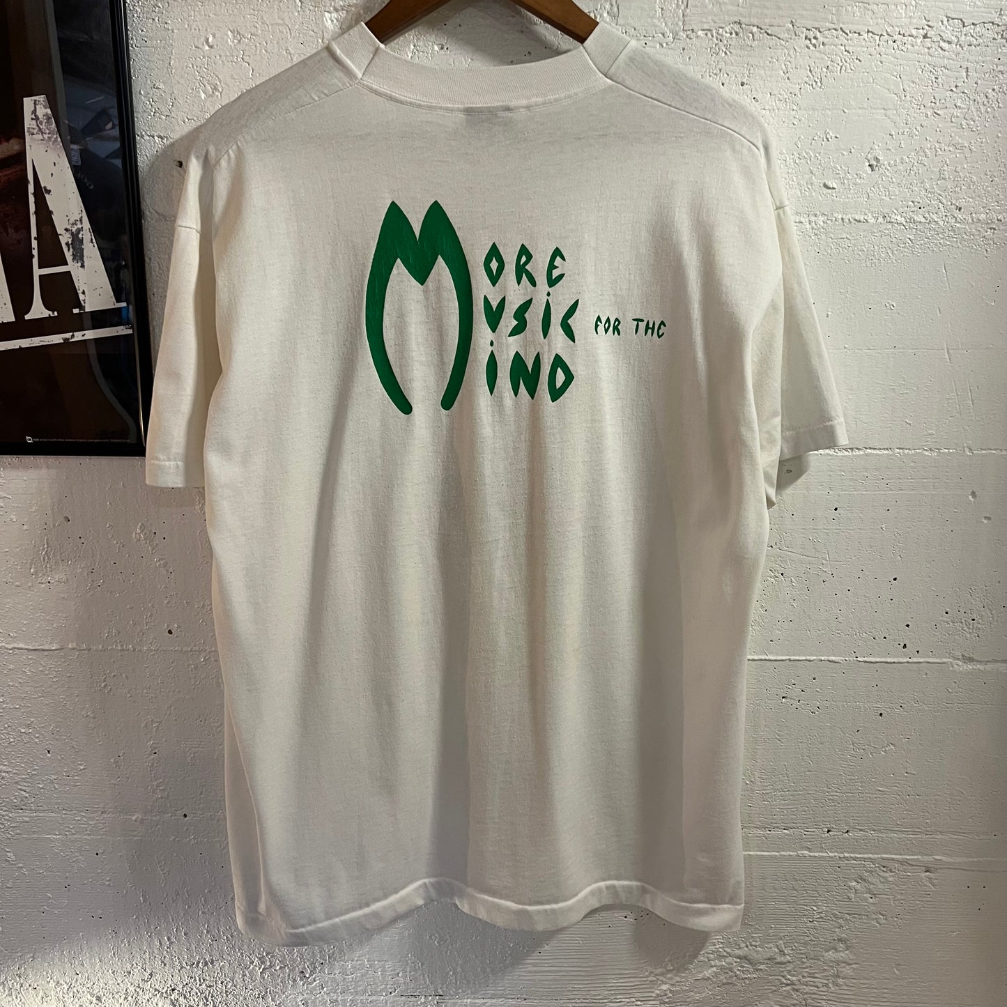 Vintage 90's MG & The Keys Peace Flower Single Stitch Band T-Shirt - Size XL - Made In USA - White