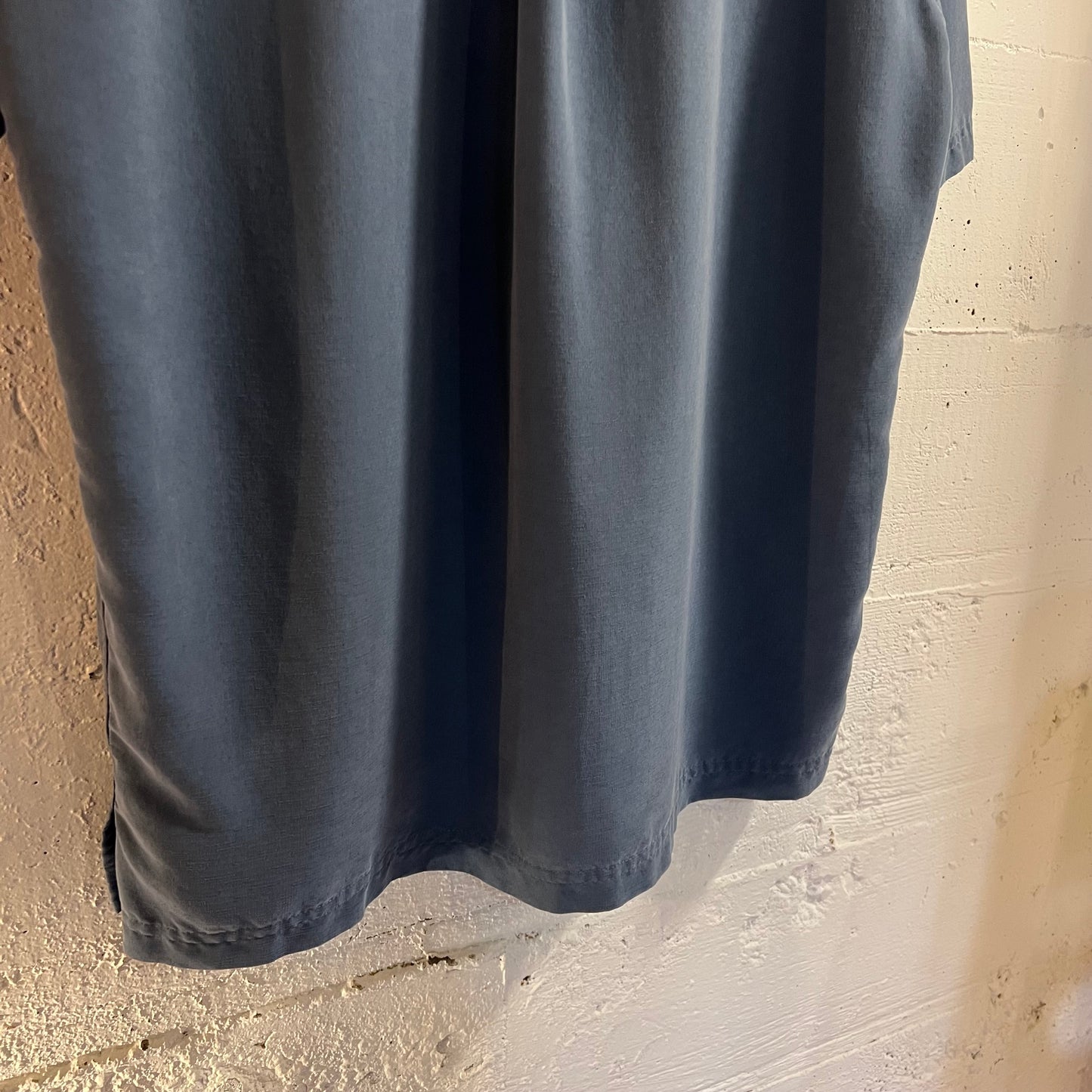 Y2K REI Rayon Short Sleeve Button Up Shirt - Size Large - Blue