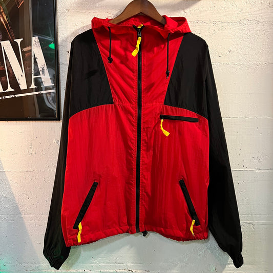 Vintage 90's Marlboro Adventure Team Windbreaker - Size Large - Red/Black/Yellow