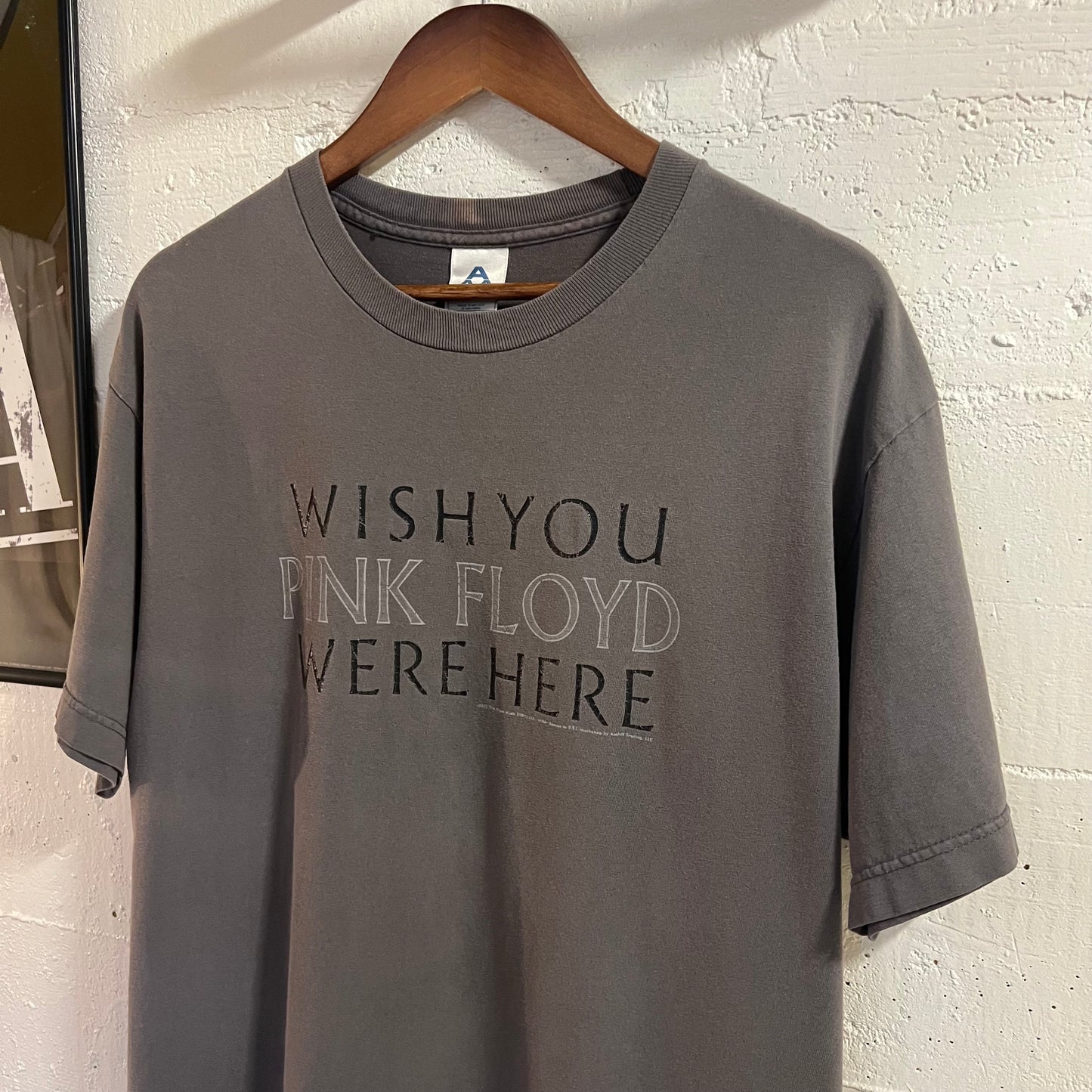 Vintage 2005 Pink Floyd ‘Wish You Were Here’ Band T-Shirt - Size Large - Faded Black/Grey