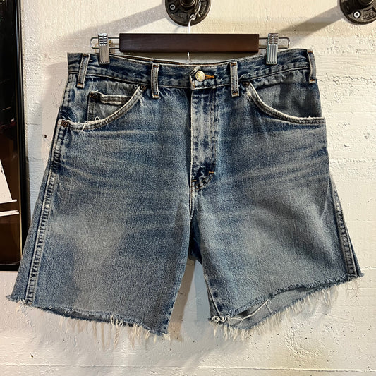 Vintage Dickies Faded Cutoff Denim Jean Shorts - Size 32" - Light Wash Denim