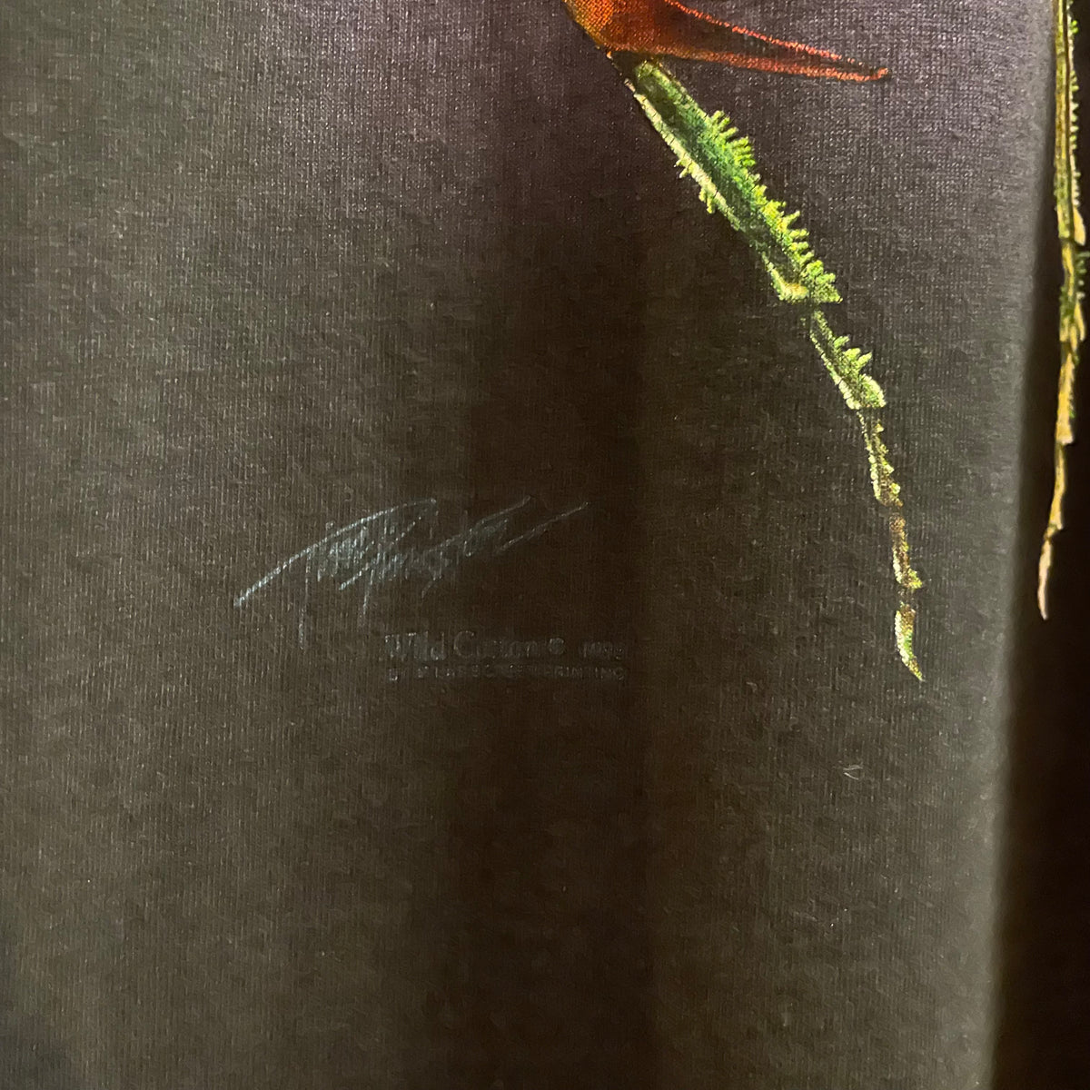 Vintage 90's Butterfly Pavilion Praying Mantis Big Graphic Single Stitch T-Shirt - Size Youth Large - Made In USA