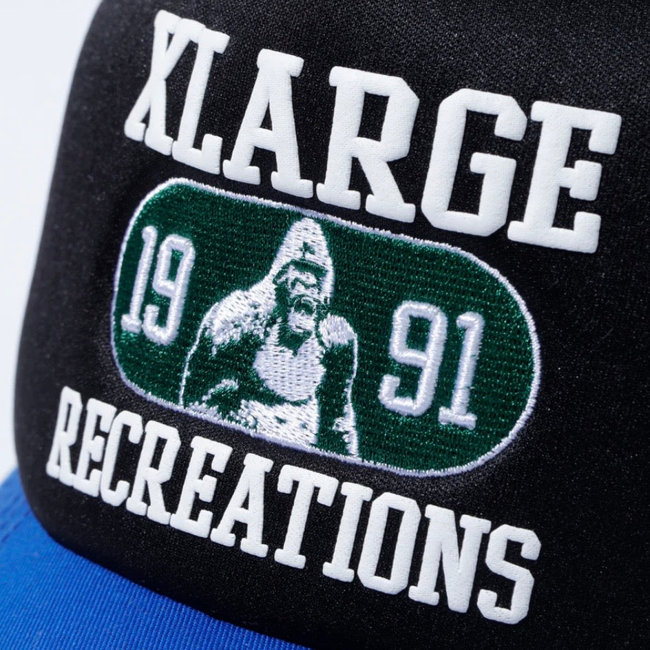 *New* XLARGE 'Recreations' Mesh Trucker Cap - O/S - Black/Blue