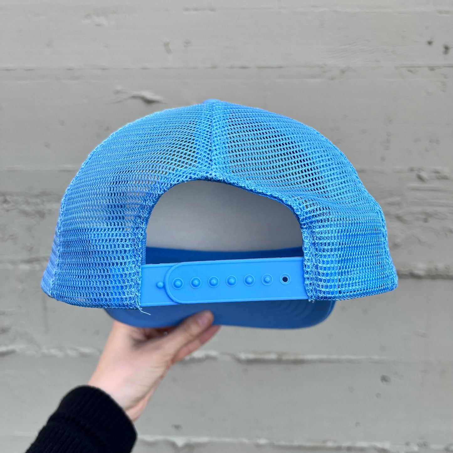 Vintage Schiewe Marine Mesh Snapback Hat - One Size - Blue