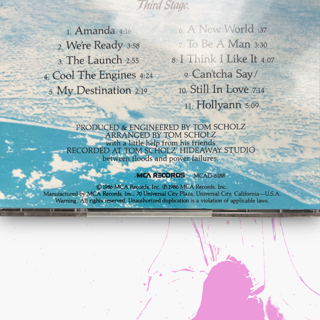 Vintage 1986 Boston ‘Third Stage’ CD