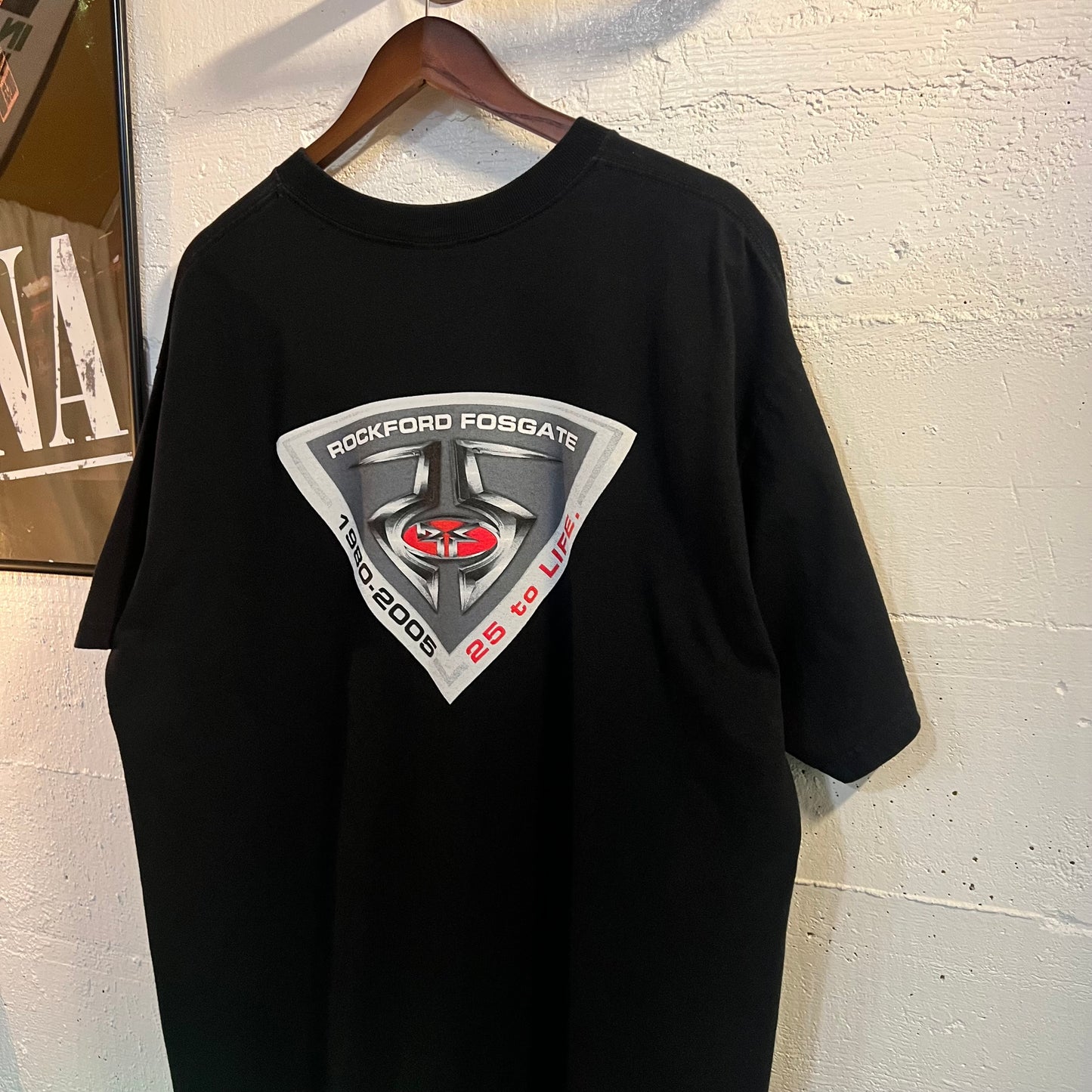 Vintage Y2K Rockford Fosgate Amplifiers 25th Anniversary '25 to Life' Promo T-Shirt - Size XL - Black/Red