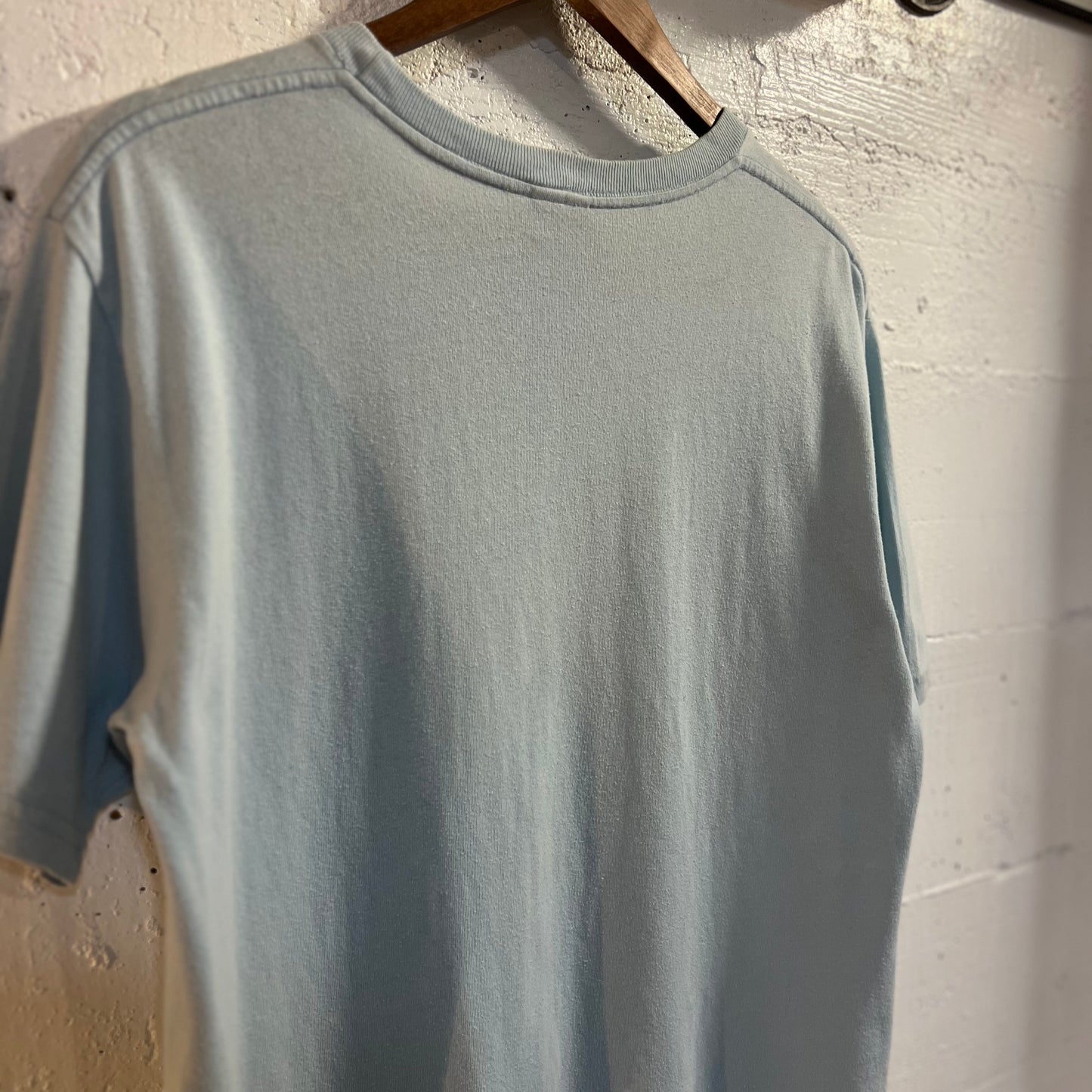 Vintage 90’s Calvin Klein Jeans Graphic T-Shirt - Size Large - Made In USA - Sky Blue