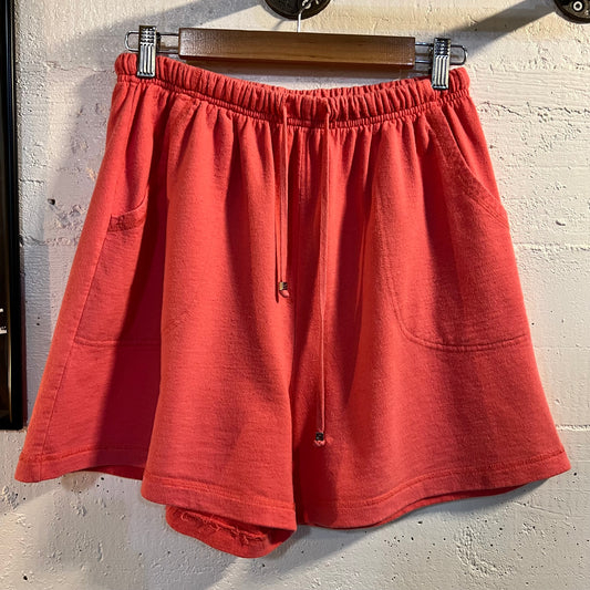Vintage 90's Cherokee Women's Cotton Sweat Shorts - Size Large - Faded Pink