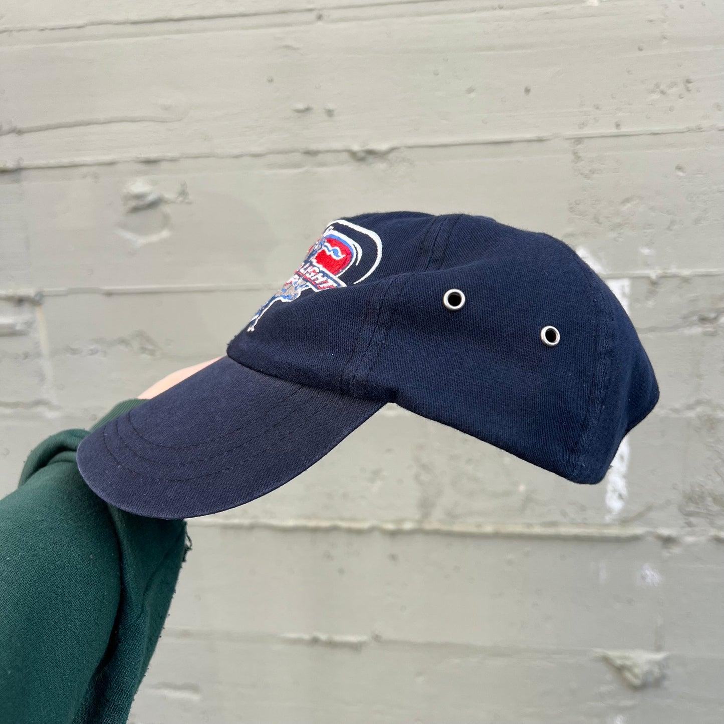Vintage 90's Bud Light Pro Bull Riding Embroidered 6-Panel Adjustable Strapback Dad Hat - O/S - Navy/Red