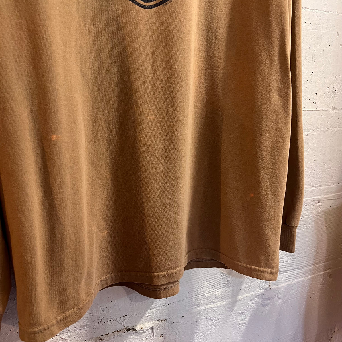 Vintage 2004 Harley Davidson ‘Riders’ Birmingham, Alabama Long Sleeve T-Shirt - Size Large - Tan/Grey