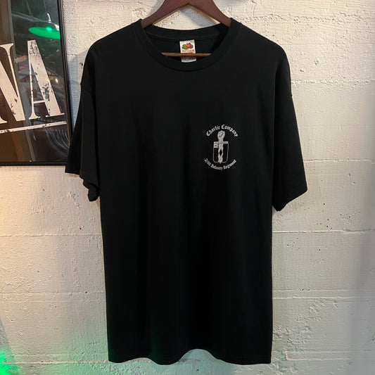 Vintage 90's U.S. Military Charlie Company 'Wolfpack' T-Shirt - Size XL - Black
