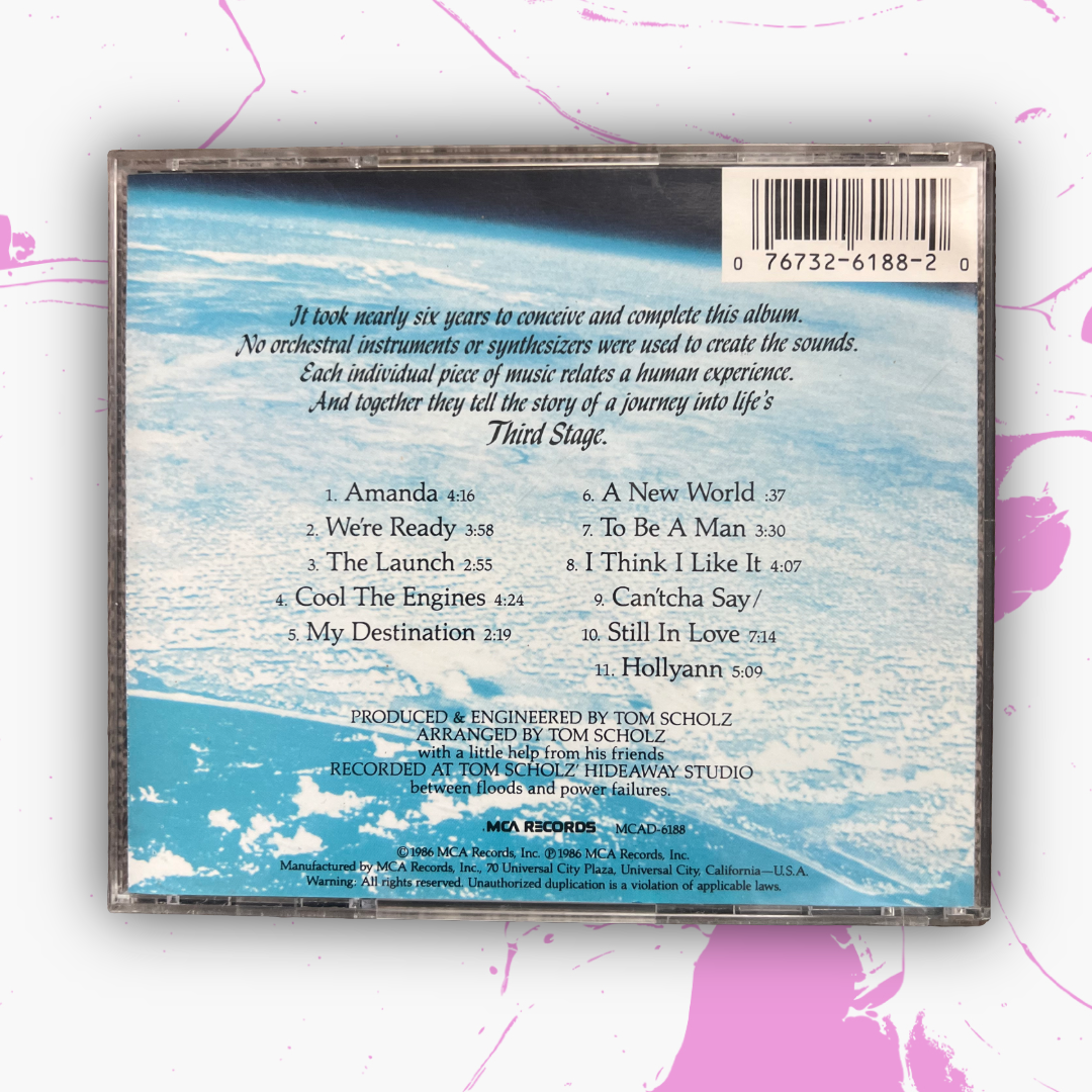 Vintage 1986 Boston ‘Third Stage’ CD