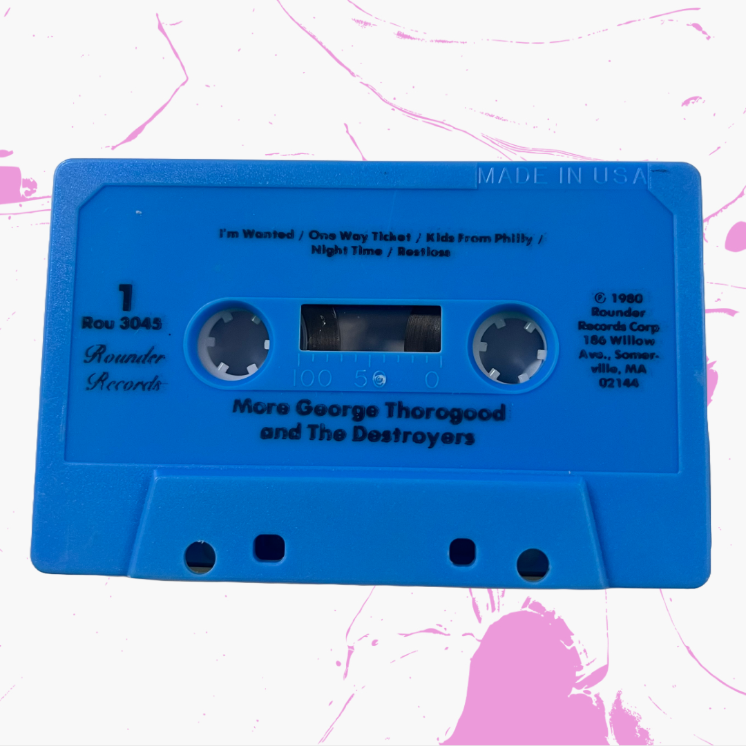 Vintage 1980 George Thorogood & The Destroyers Cassette Tape