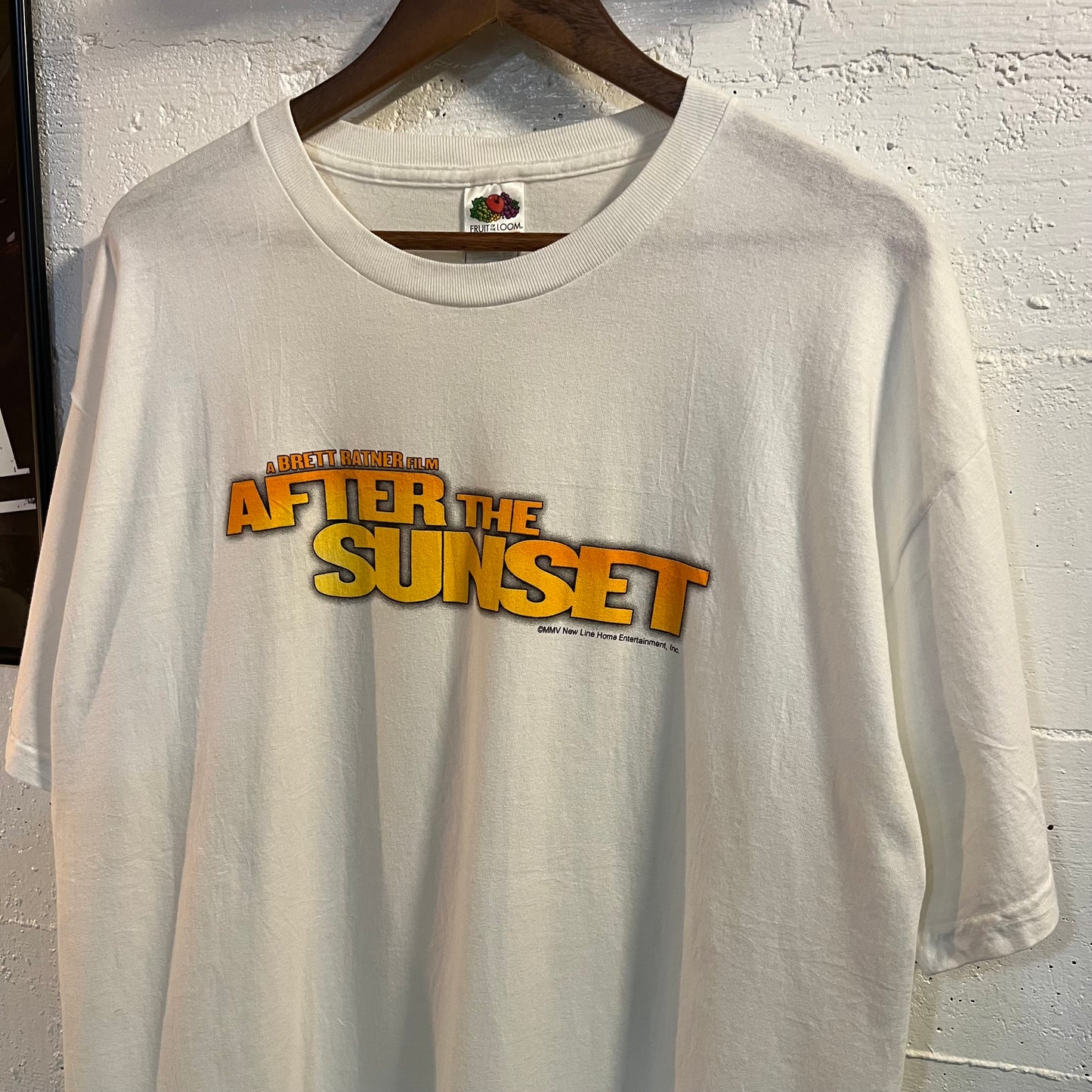 Vintage 2004 After The Sunset Film Promo T-Shirt - Size XL - White - Brett Ratner