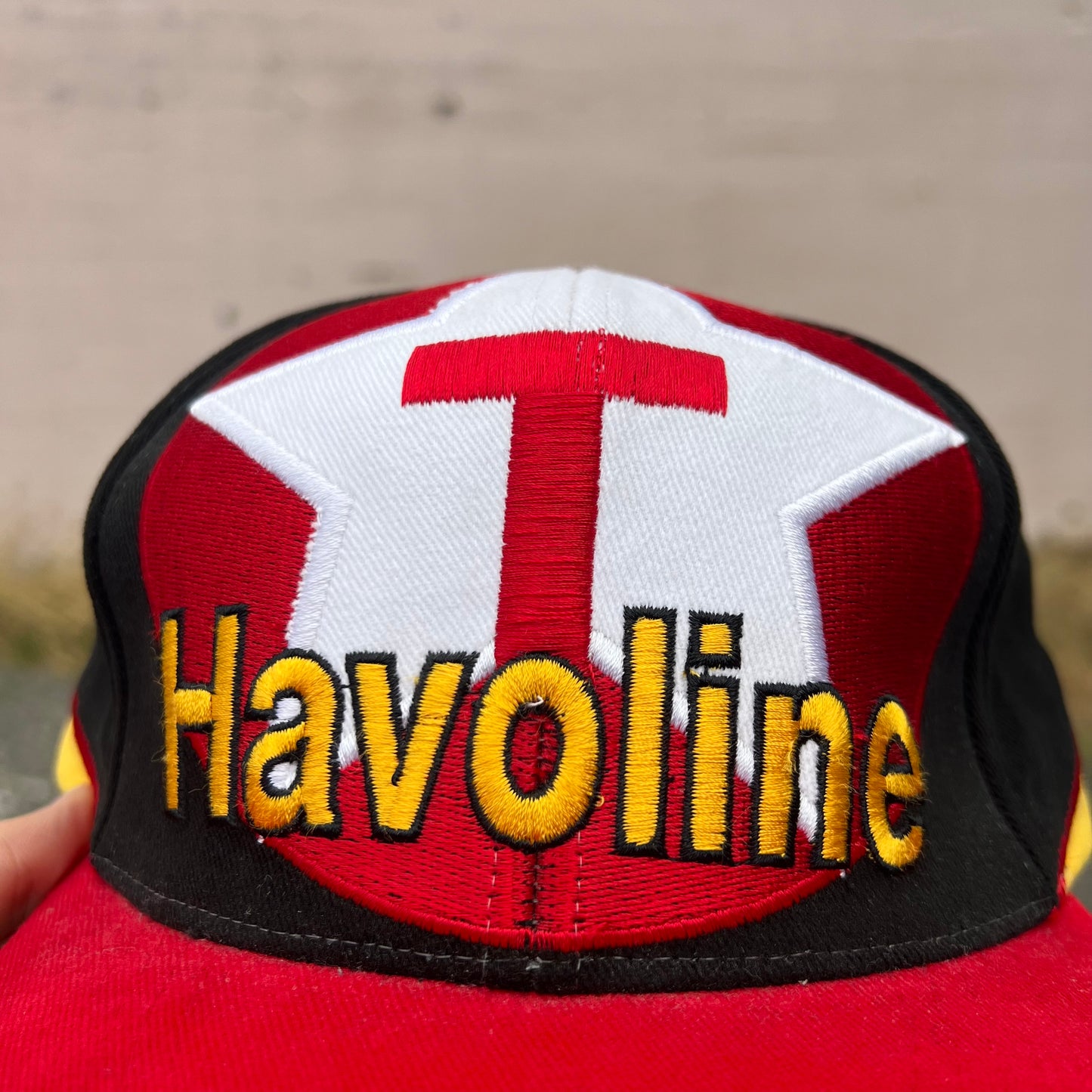 Vintage Texaco Havoline Nascar Snapback Hat Deadstock OS #28