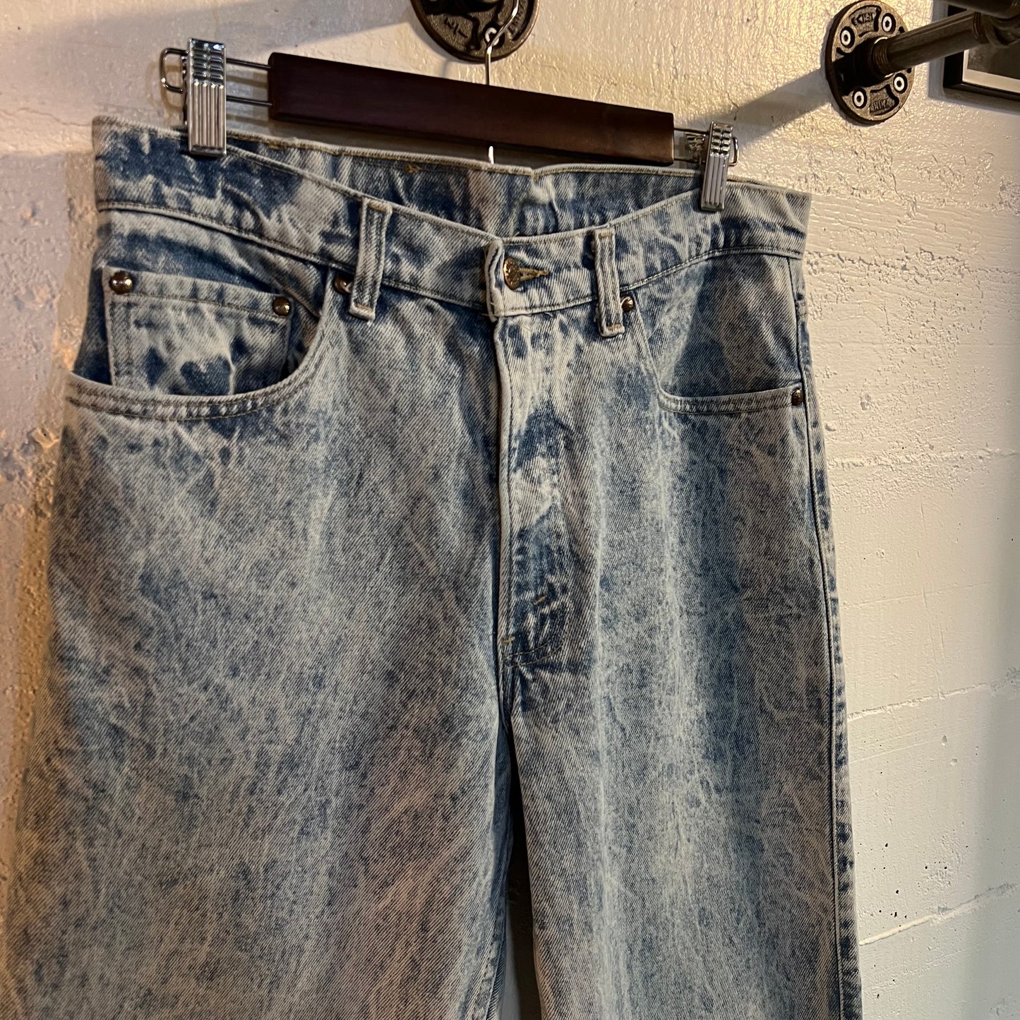 Vintage 90's Levi's Special Reserve 550 Acid Wash Denim Jean - Size 32" x 29" - Made In USA
