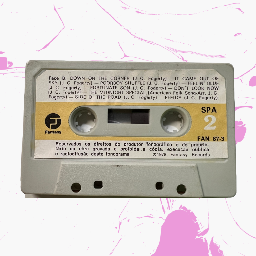 Vintage 1978 Creedence Clearwater Revival 'Double Playing Time' Cassette Tape