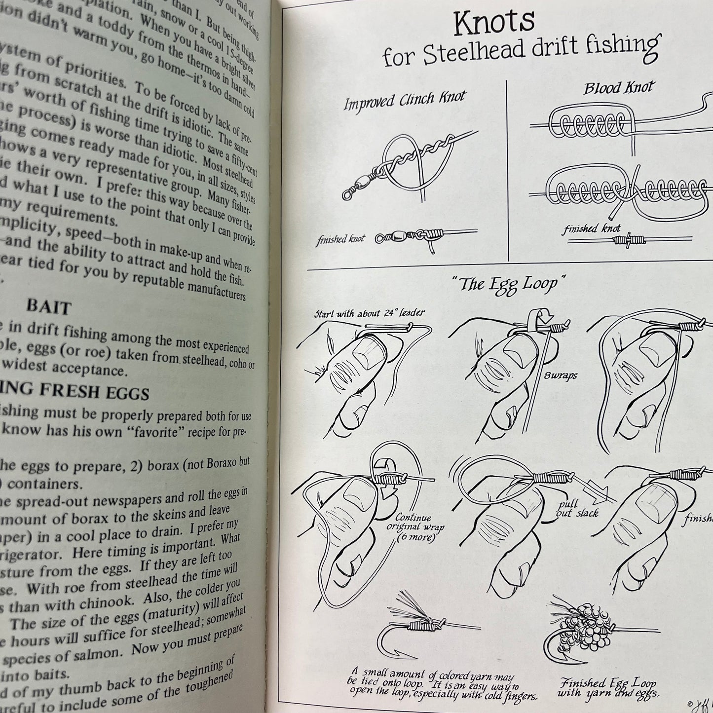 Vintage 1979 Steelhead Drift Fishing Book By Bill Luch