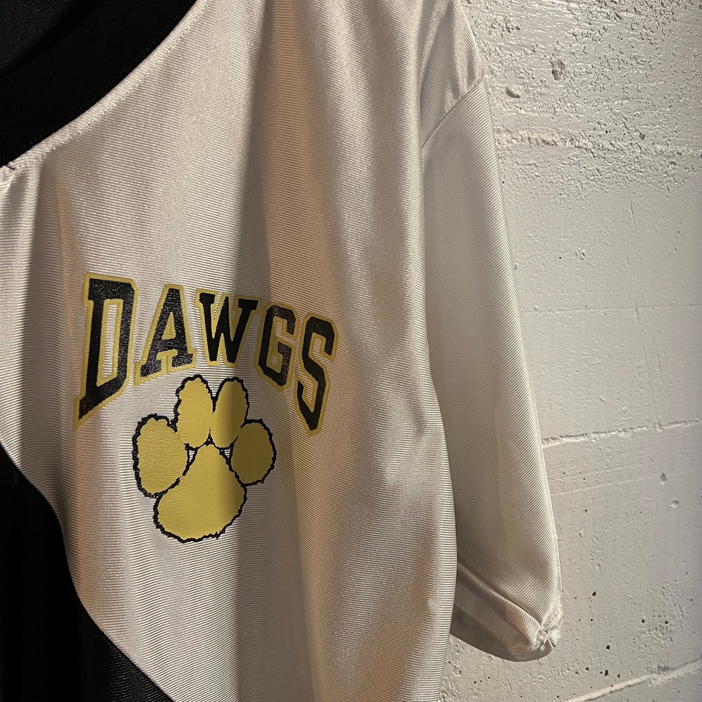 Vintage 90's Don Alleson Athletics 'Dawgs' Soccer Jersey - Size Large - Black/White - Made In USA