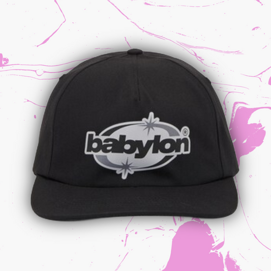 *New* Babylon Star Snapback Hat In Black - O/S - Black - Made In USA