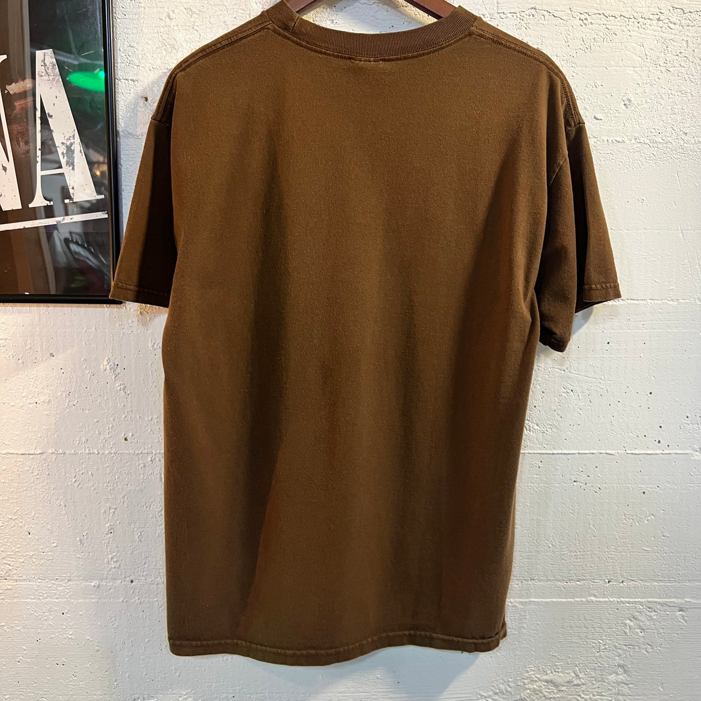 Vintage Funny Chuck Norris T-Shirt - Size Large - Brown/Black