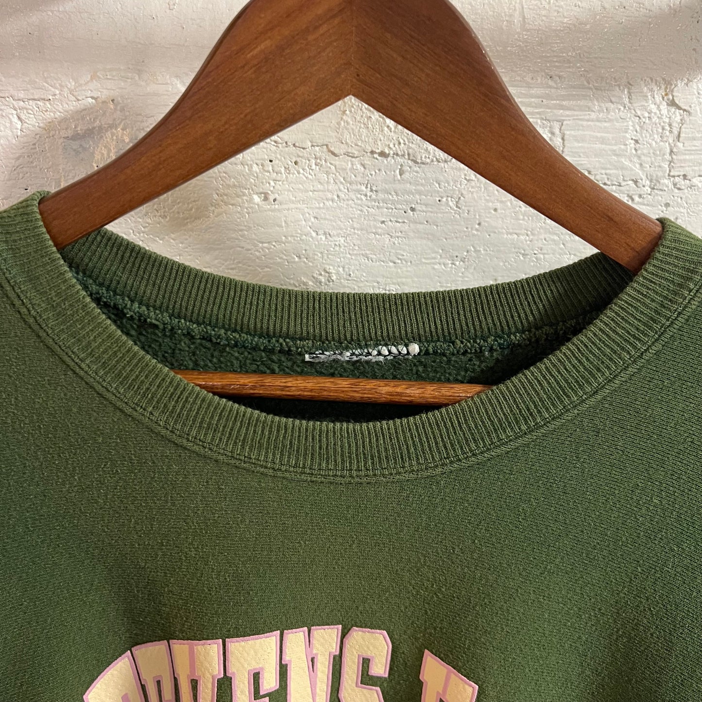 Vintage 1993 Steven’s Hall Washing State University Reverse Weave Crewneck Sweatshirt - Size Large/XL - Made In USA - Green/White/Purple