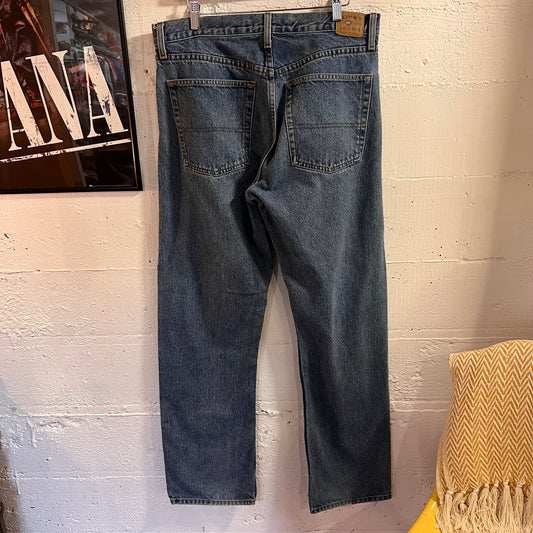 Vintage 2000's Tommy Hilfiger Tommy Jeans - Size 34"x 32" - Medium Wash Indigo