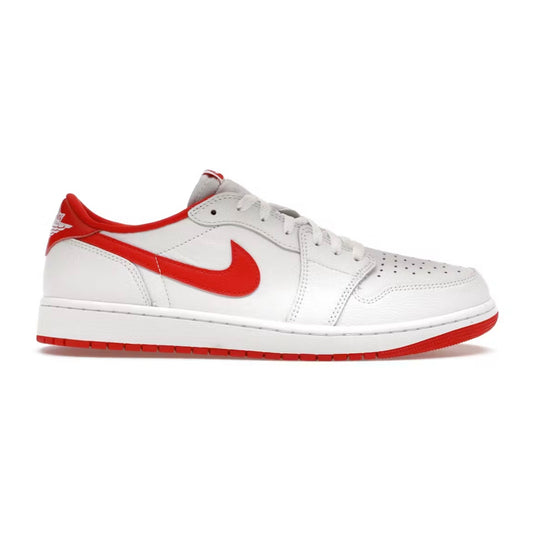 *NEW* Nike Air Jordan 1 Retro Low OG 'University Red' - Size 10M/11.5W - White/University-Red - #CZ0790-161