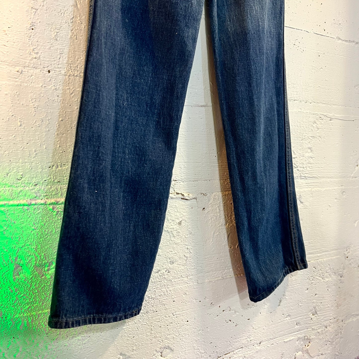 Vintage Calvin Klein Wide Straight Leg Denim Jeans - Size 8 Women's - Made In USA - Dark Denim