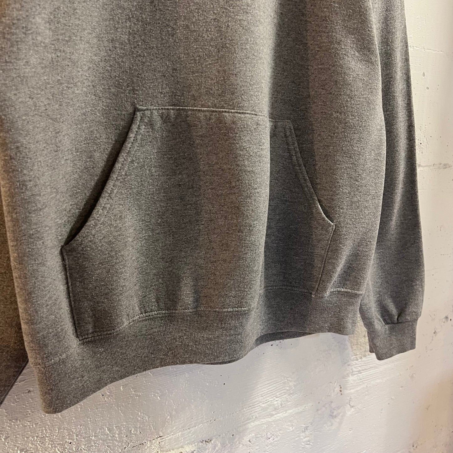 Vintage 2000’s Jerzees Blank Hoodie Sweatshirt - Size Medium - Heather Grey