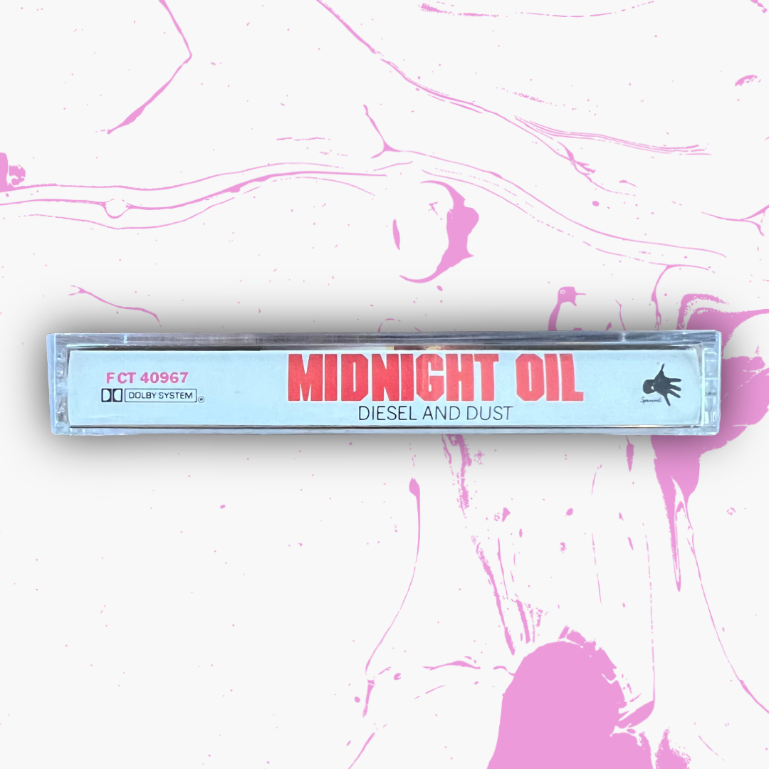 Vintage 1987 Midnight Oil ‘Diesel And Dust’ Cassette Tape