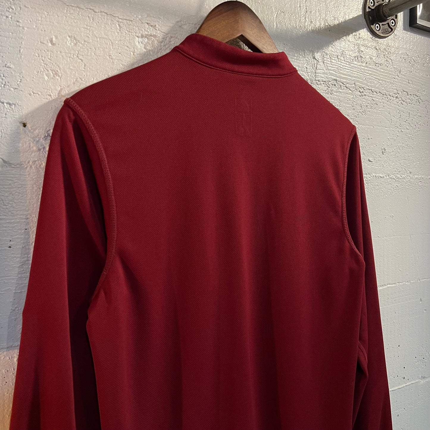 Nike ACG 1 Base Layer Quarter Zip Pullover Athletic Long Sleeve Shirt - Size Small - Maroon