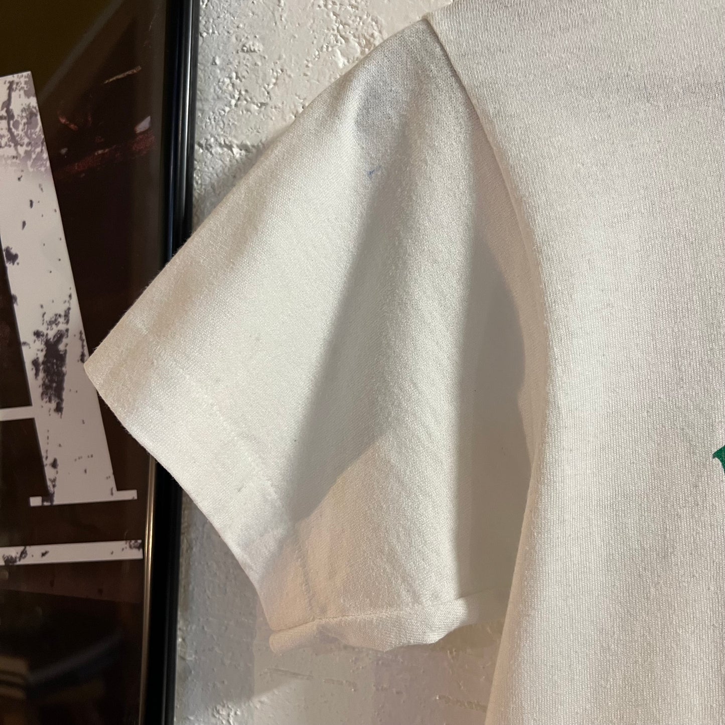 Vintage 90’s Woodlawn Elementary Single Stitch Baby T-Shirt - Size Youth Medium - Made In USA - White/Green/Black