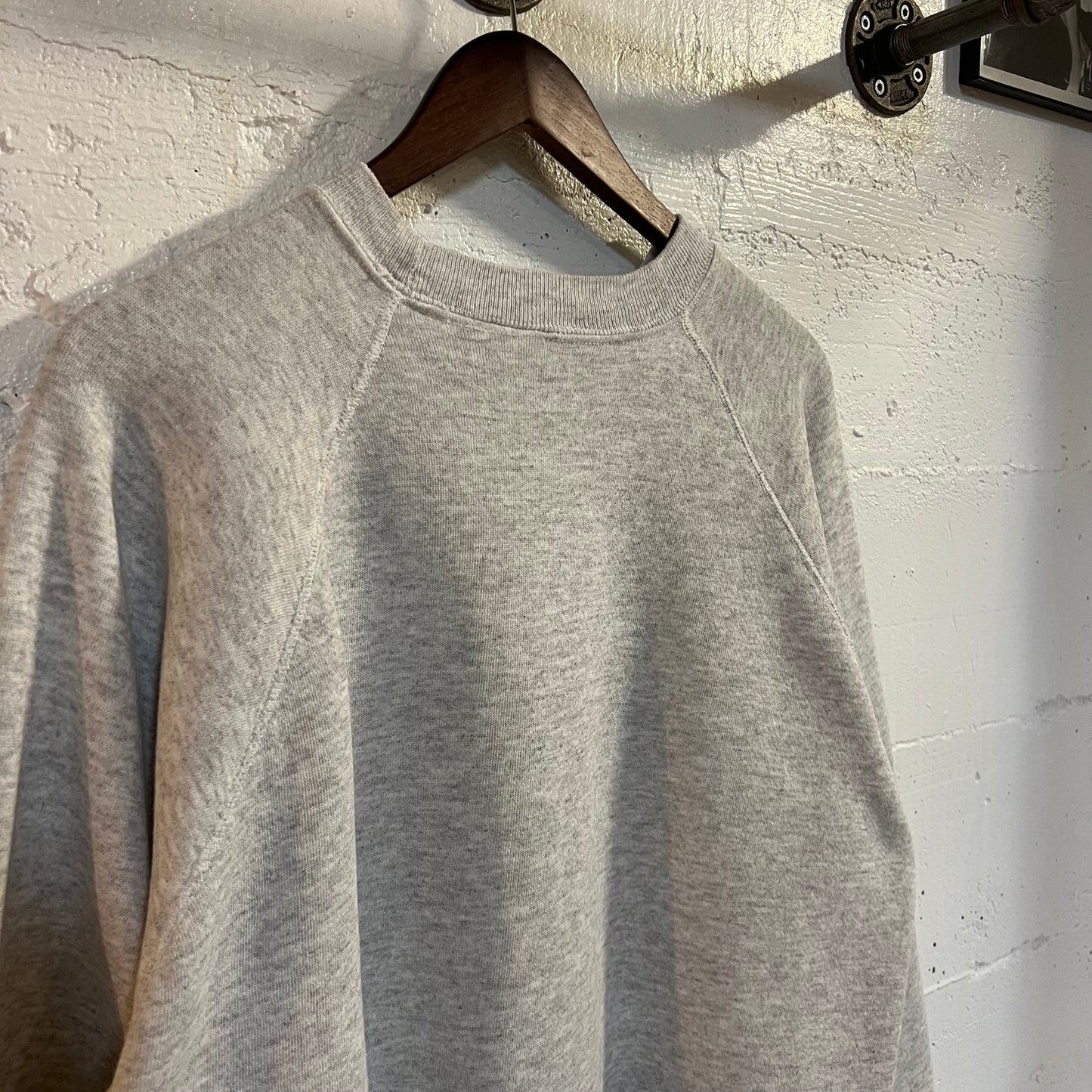 Vintage 90's Raymond Washington State Champs Raglan Sleeve Crewneck Sweatshirt - Size Large - Ash Heather Grey