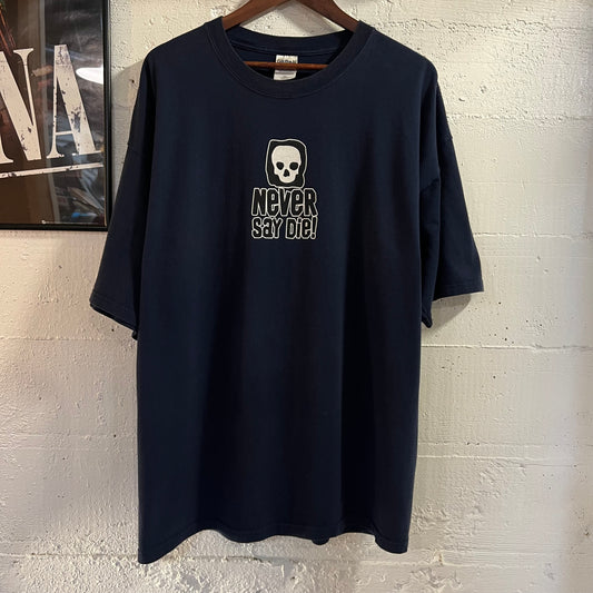 Vintage 2005 The Goonies 20th Anniversary Commemorative Double Sided Graphic T-Shirt - Size XXL - Navy