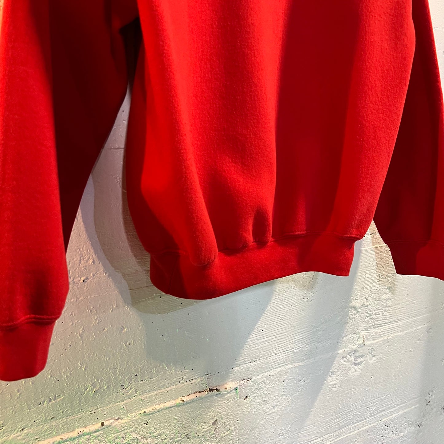 Vintage Western Oregon University Wolves Hoodie Sweatshirt - Size Medium - Red