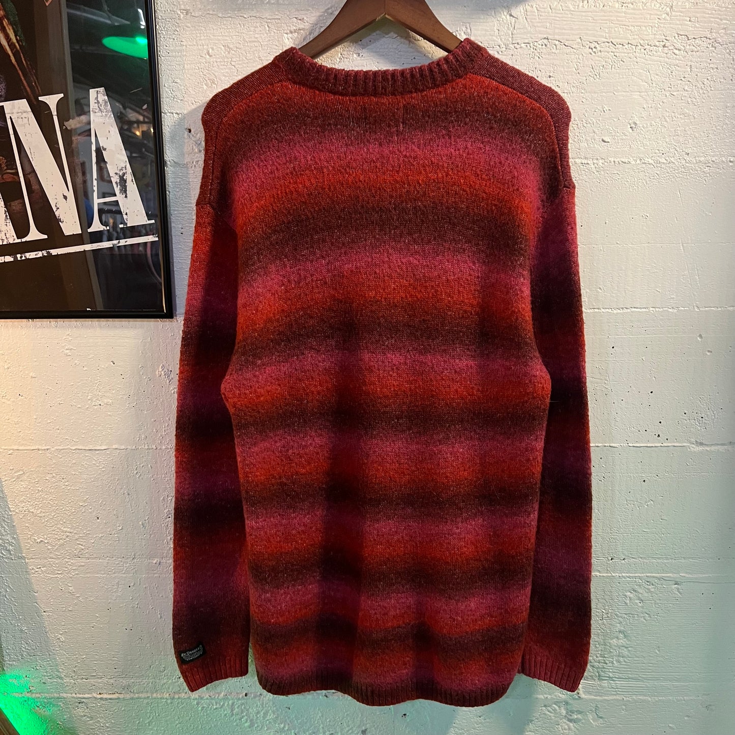 Levi's Battery Crewneck Sweater - Size Small - Multicolor - Relaxed Fit