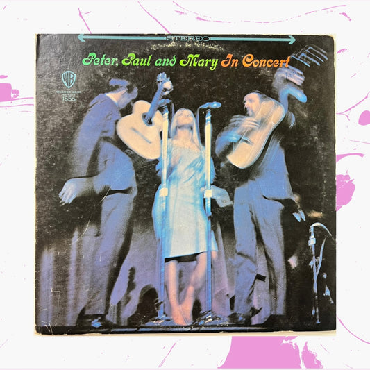 Vintage 1964 Peter, Paul And Mary 'In Concert' LP Vinyl Record