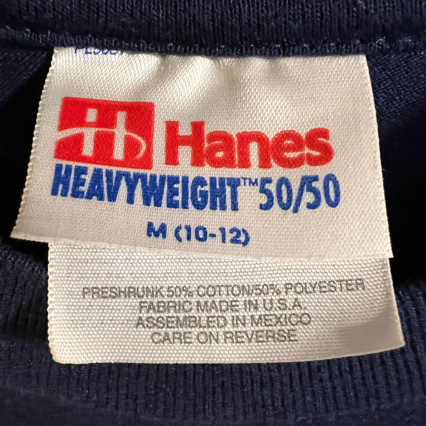 Vintage 2001 'Spaceship Baby T-Shirt - Size Youth Medium - Navy Blue