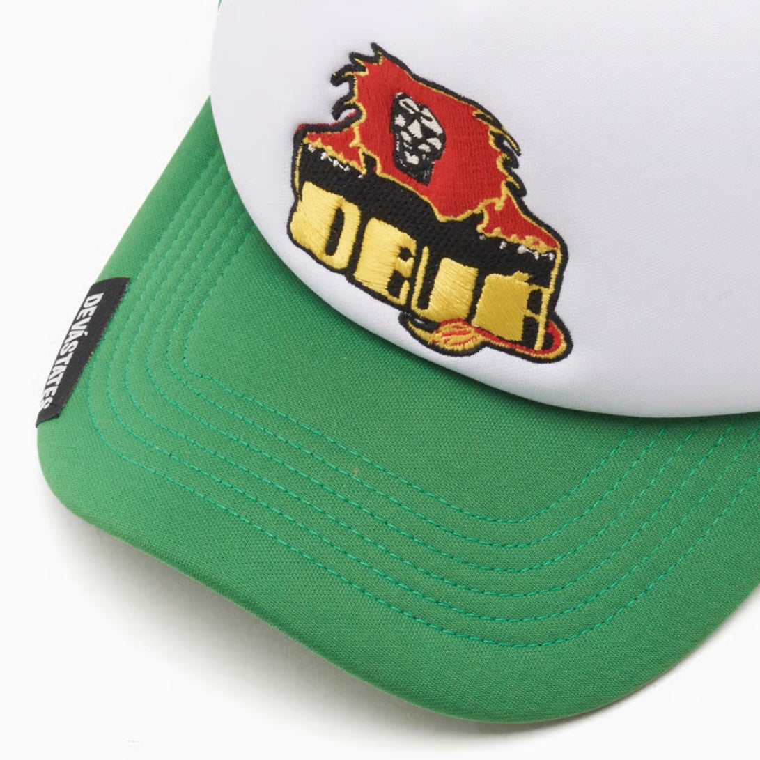 *New* Deva States 'Cedric' Trucker Cap - O/S - Green